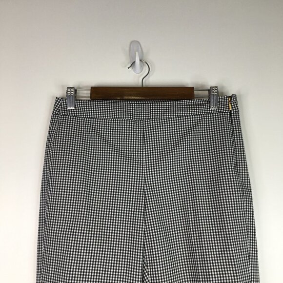 Donna Karan Gingham Black and White Pants Size 4 - Picture 3 of 11